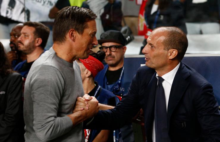 Schmidt e Allegri Benfica-Juventus