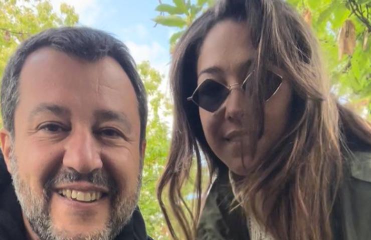 matteo salvini e francesca verdini weekend 