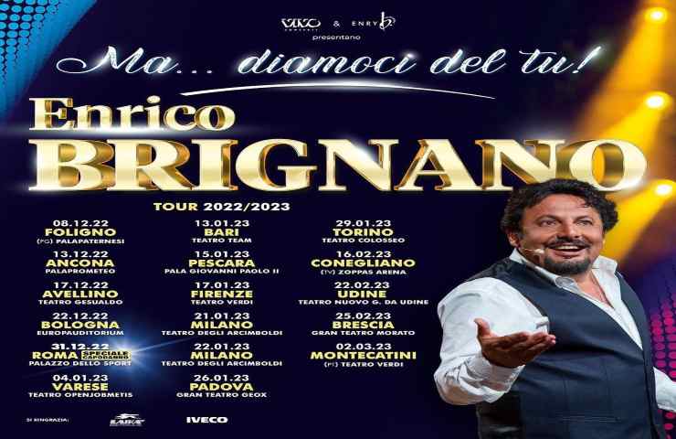 Date tour Enrico Brignano 