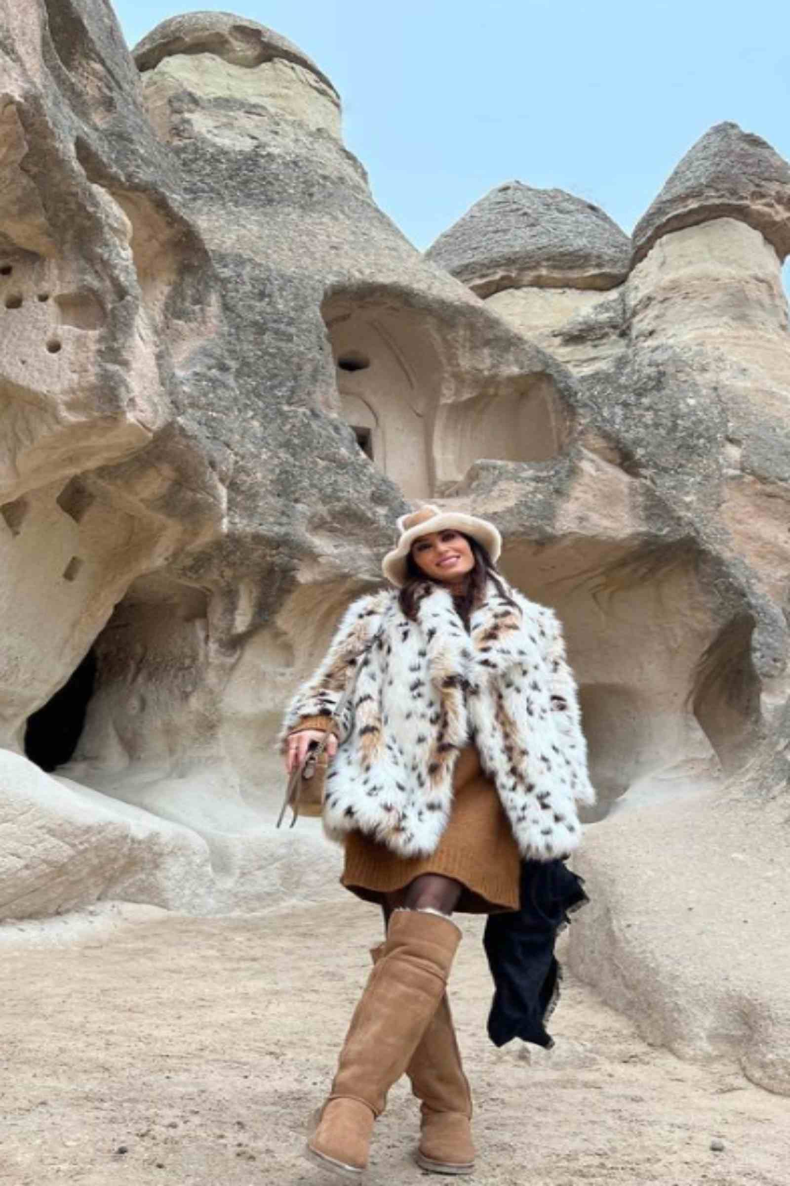 Elisabetta Gregoraci foto Cappadocia