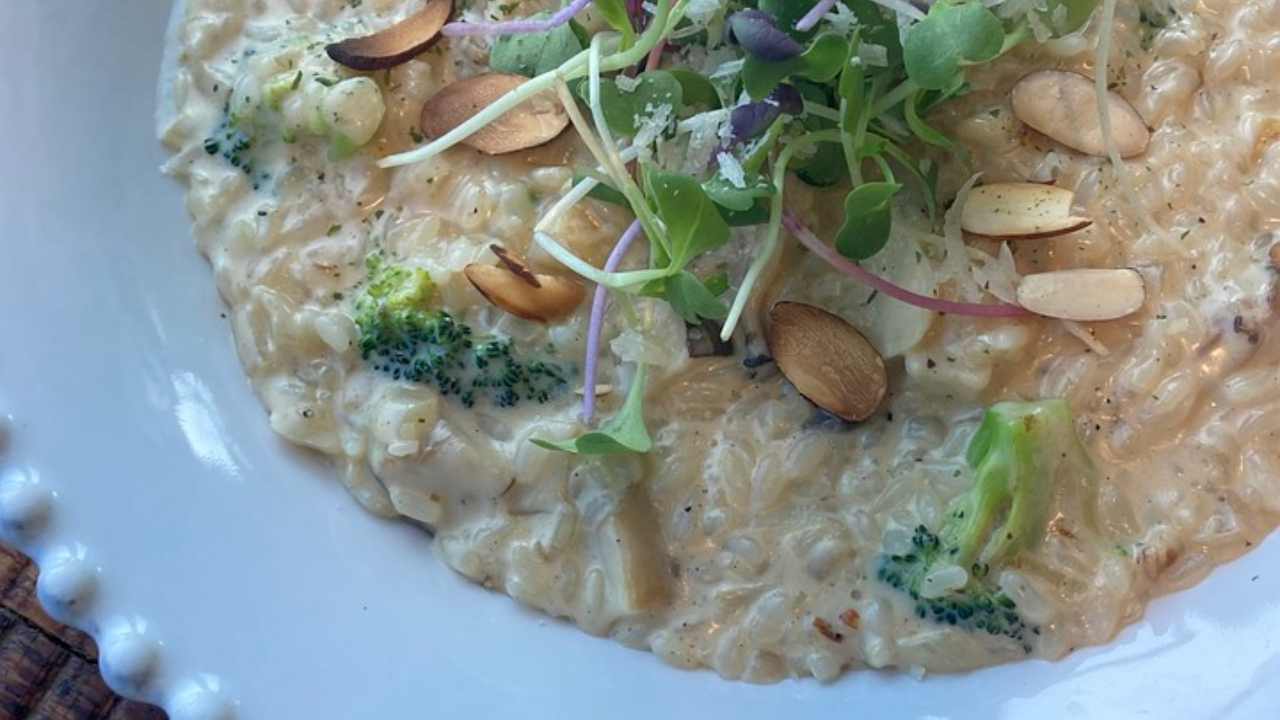 Risotto pere e gorgonzola