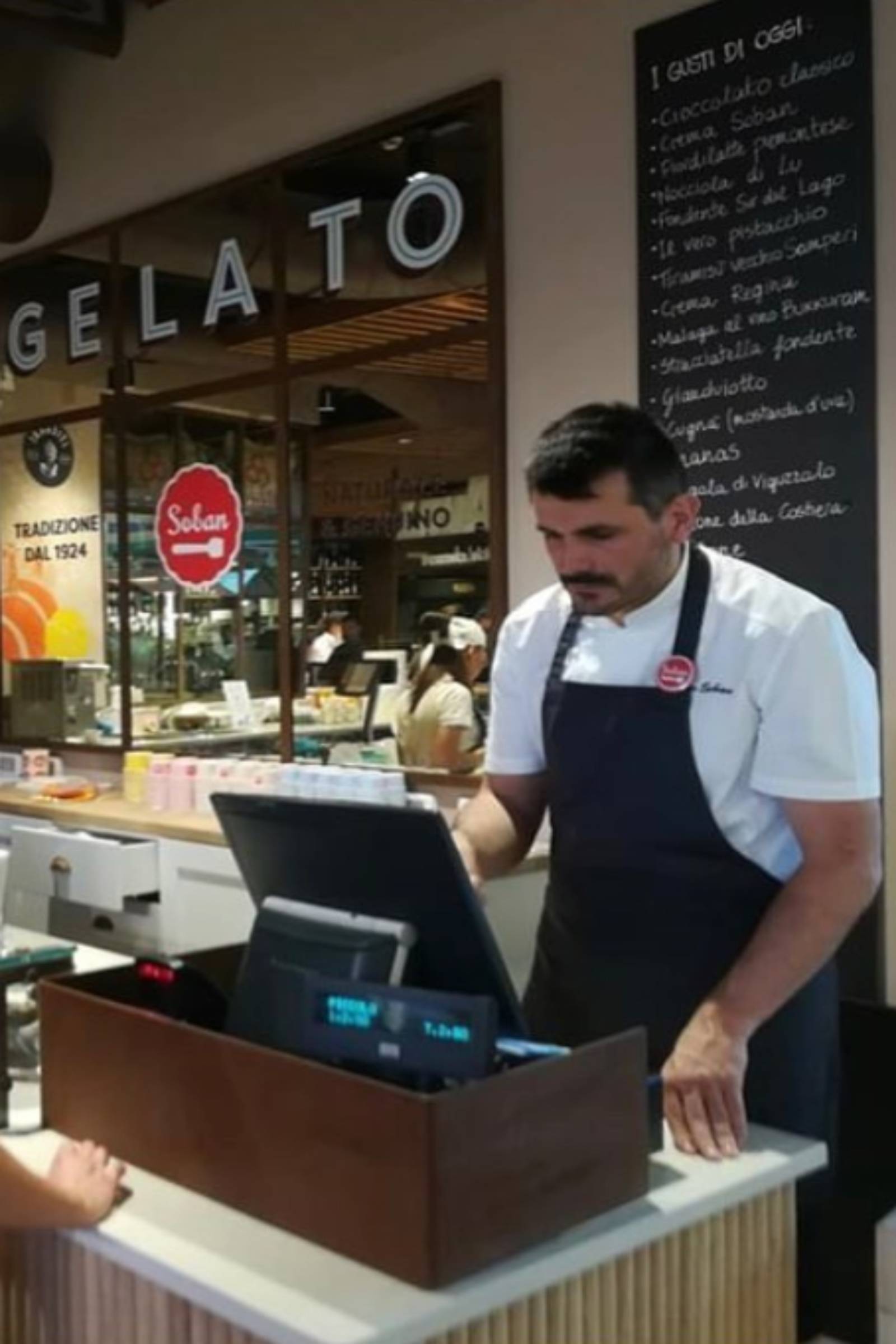 Stefano Soban gelateria lavoro