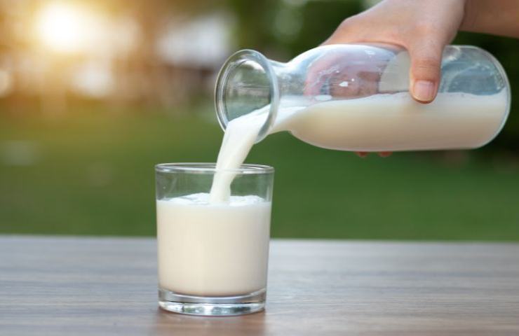 Bicchiere di latte 