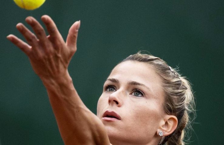 Camila Giorgi in campo