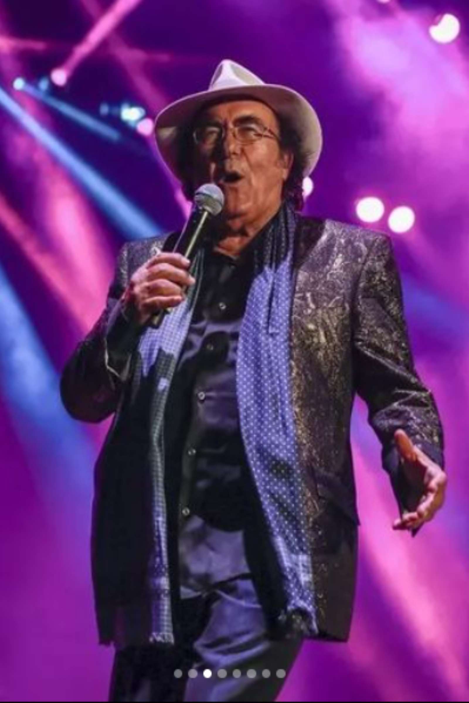 Al Bano cantante foto concerto