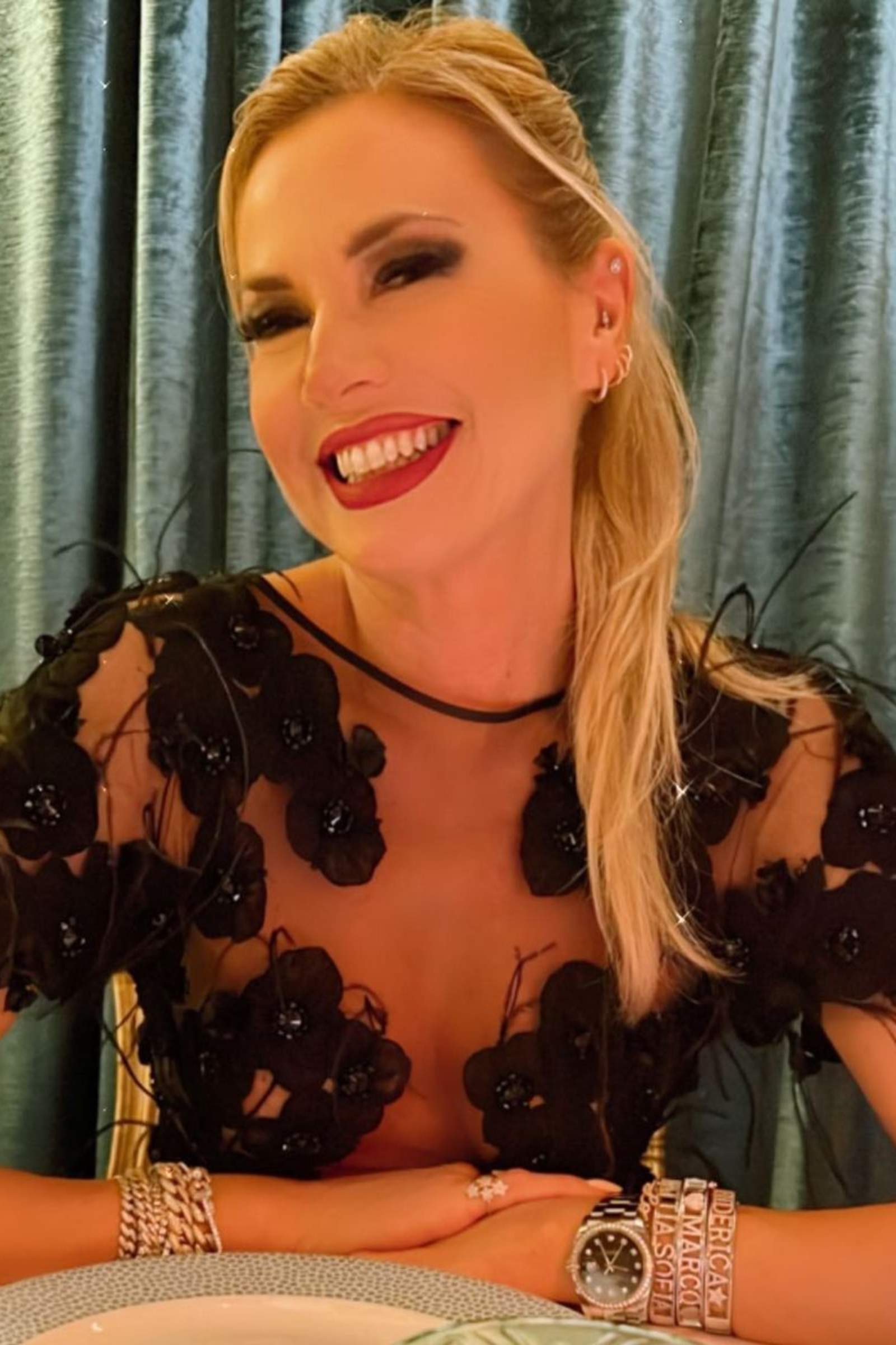 Federica Panicucci sorriso 