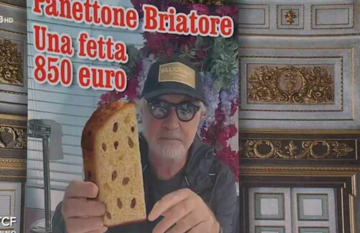 Flavio Briatore panettone Nino Frassica 