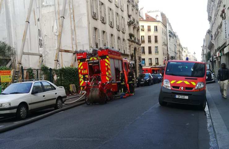 Pompieri Francia incendio Lione  