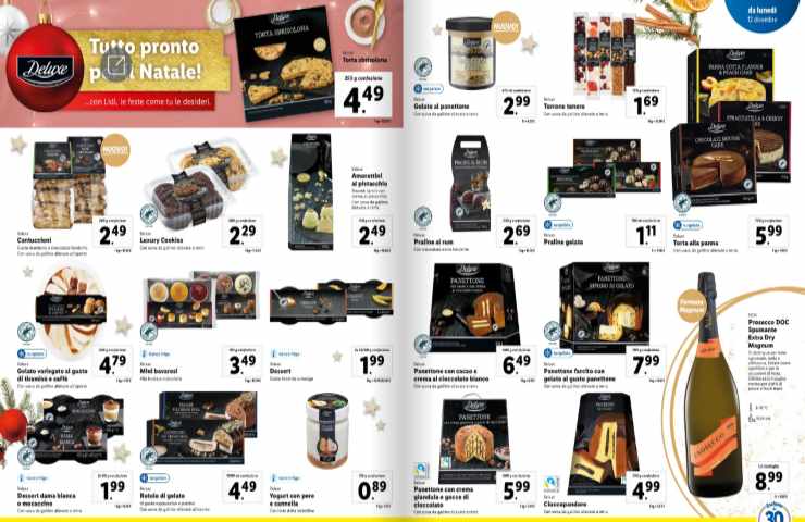 Prodotti Deluxe Lidl volantino 12-18 dicembre 2022