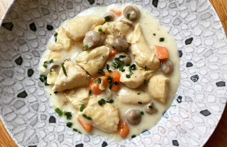 Blanquette di pollo ricetta MasterChef Italia 5 gennaio 2023