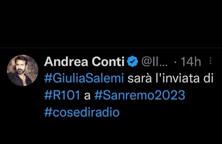 Giulia Salemi a Sanremo: novità clamorosa