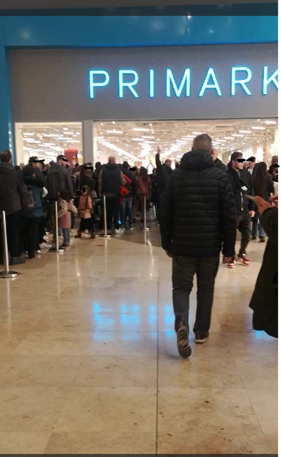 Primark fila 