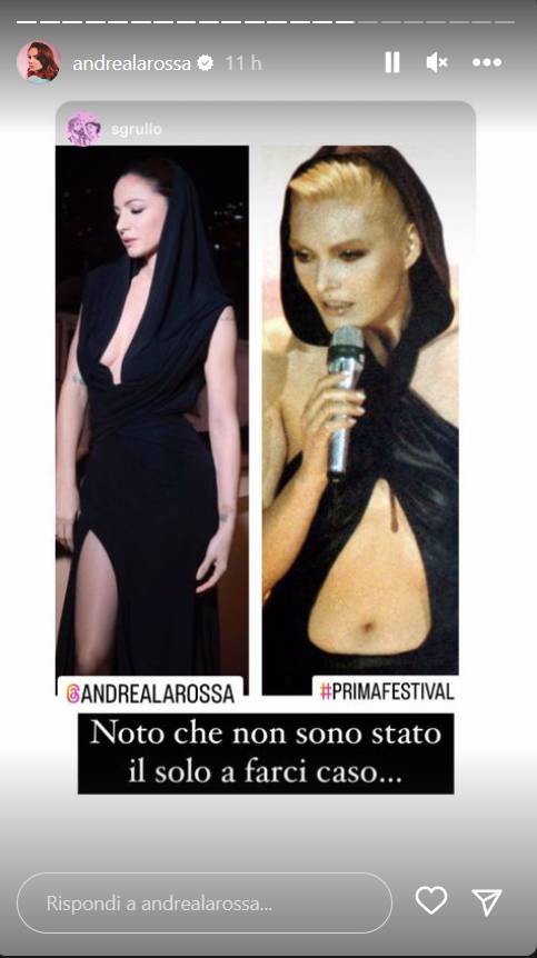 Anna Oxa e Andrea Delogu foto outfit