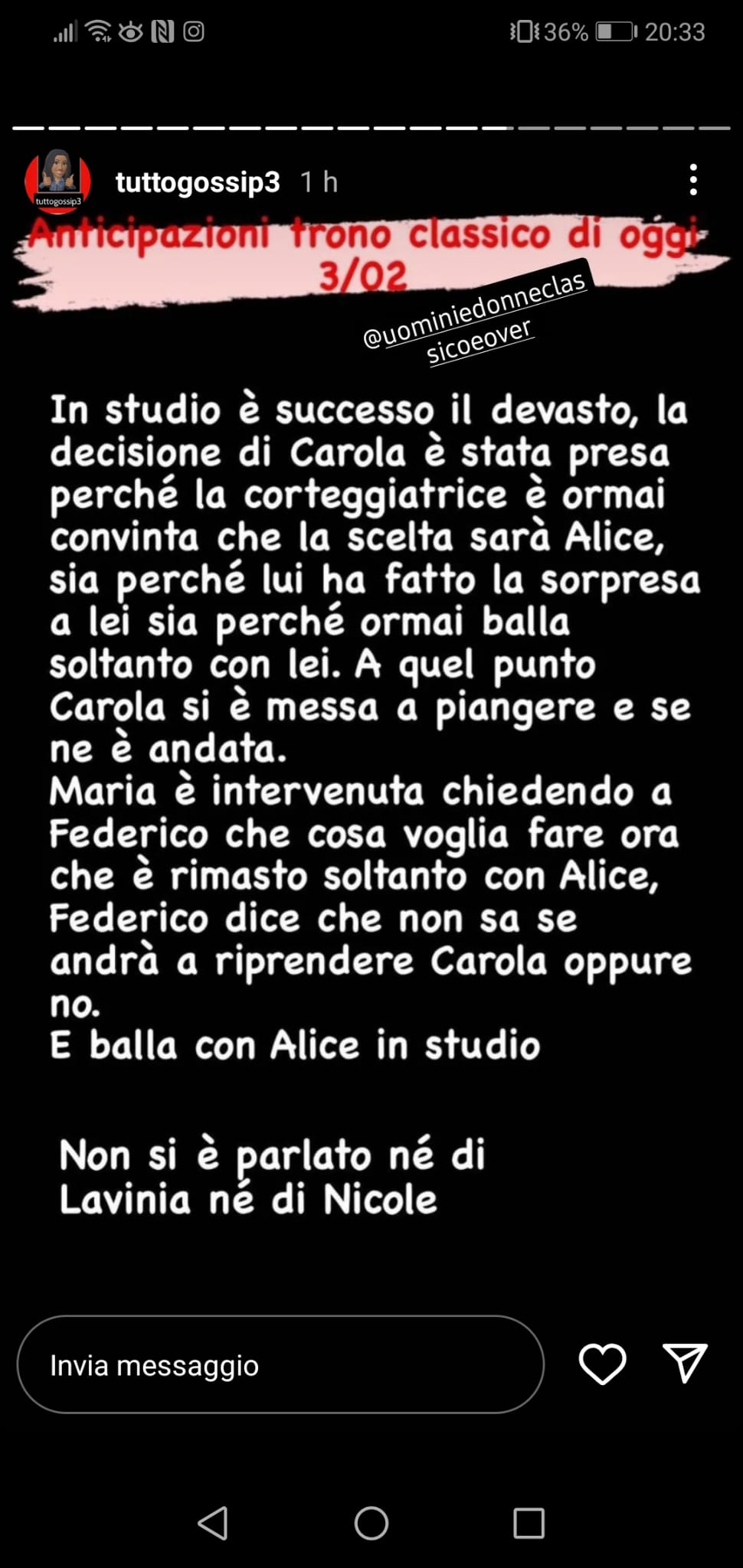 Uomini e Donne via programma retroscena clamoroso