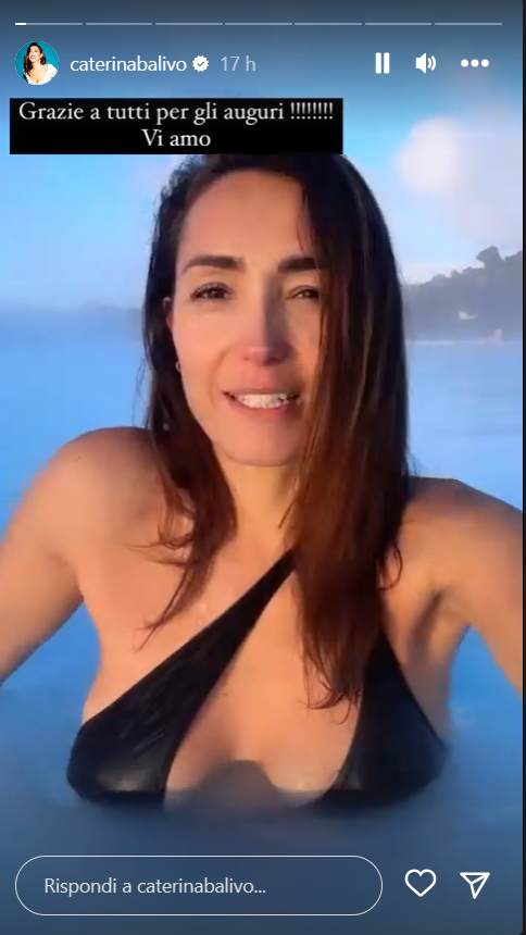 Caterina Balivo terme compleanno foto