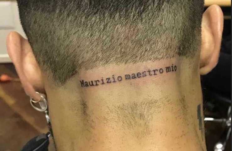Fabrizio Corona Maurizio Costanzo tatuaggio morte