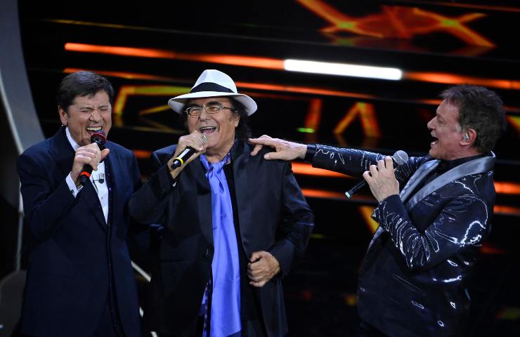 Giani Morandi, Al Bano e Massimo Ranieri a Sanremo