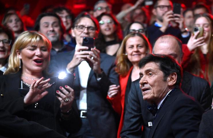 Gianni Morandi in platea