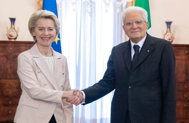 Mattarella e Von der Leyen cerimonia inaugurazione Università Palermo