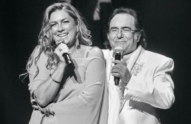 Romina Power e Albano foto abbraccio