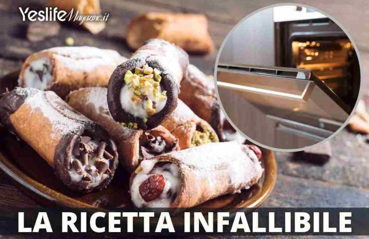 Cannoli siciliani al forno ricetta